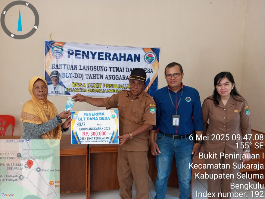 PENYALURAN BLT DD TAHAP 5 DESA BUKIT PENINJAUAN I